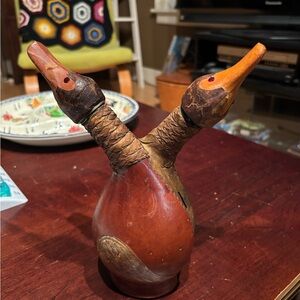 Double Duck Leather Decanter - Italy